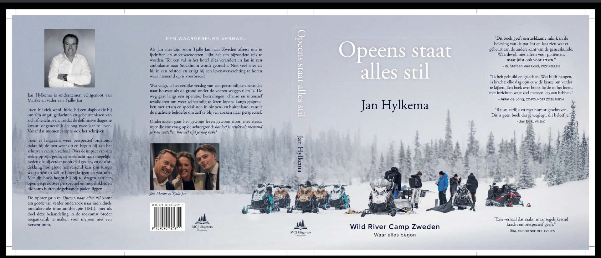 Boekcover van Opeens staat alles stil van Jan Hylkema